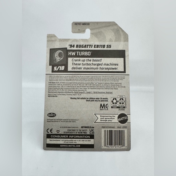 Hot Wheels ‘94 Bugatti EB110 SS Mainline Ships Same Day - Picture 3 of 3